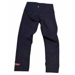 Lululemon Wunder Under High Rise Crop •6• Leggings W6ATTS FAIRFIELD UNIVERSITY